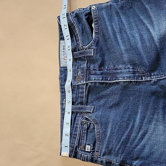 Adriano Goldschmied Size 28R The Mila Super High Rise Skinny Med-Dark Wash Jeans - Picture 4 of 14